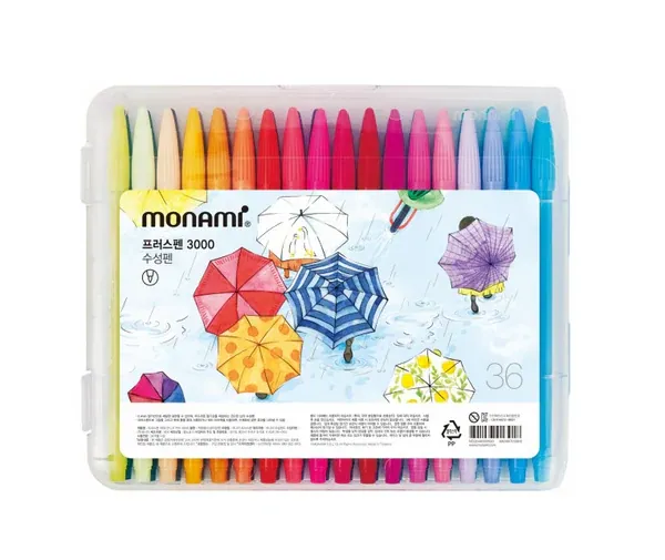 Monami Monami Plus Pen 3000 Gift Tin (36 colours)