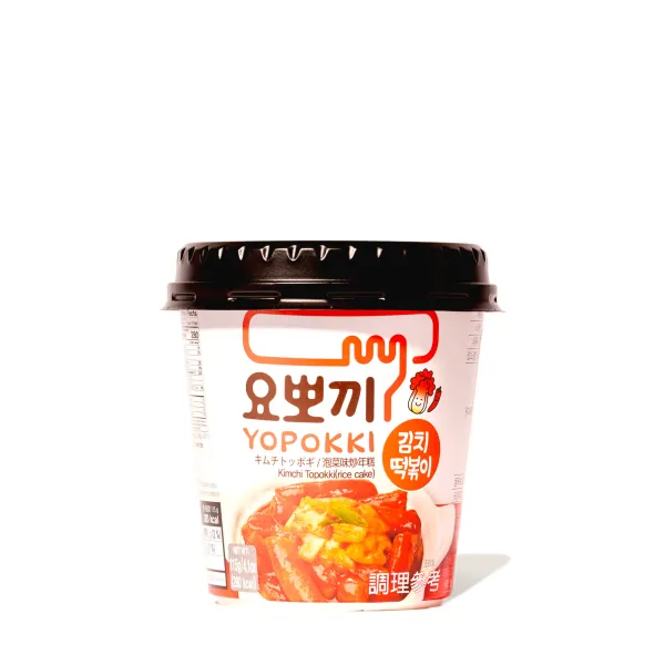 Yopokki Tteokbokki Cup Rice Cake with Hot Sauce